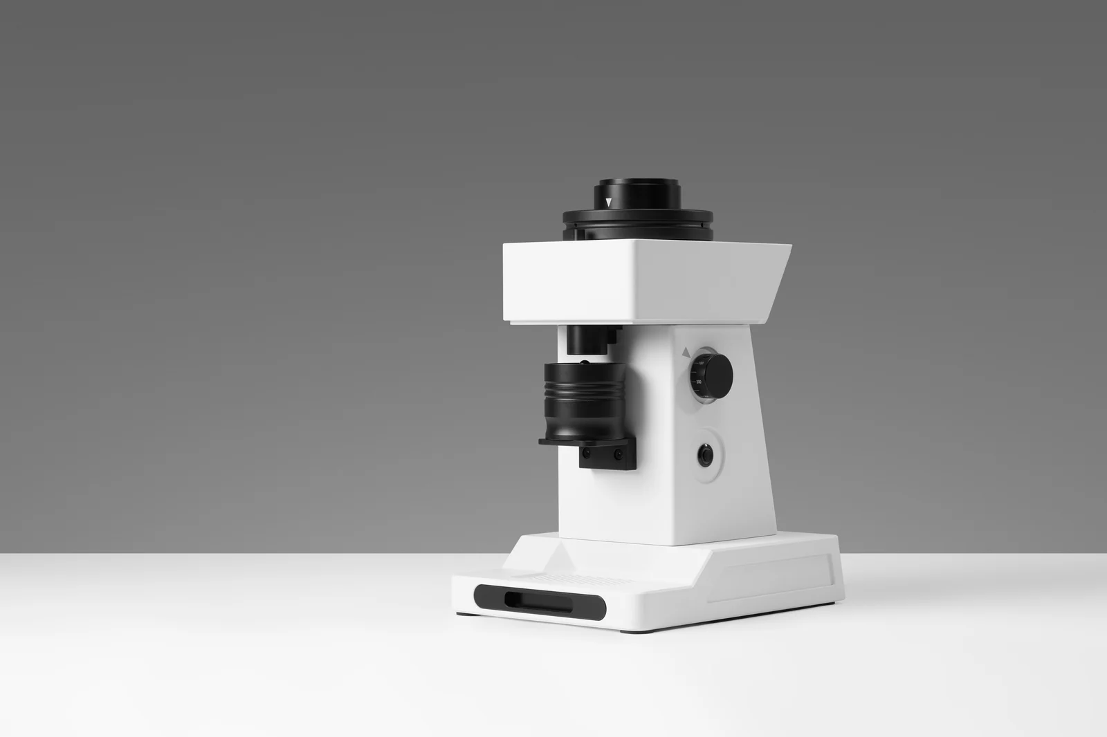 A white grinder from the YODA conical-burr series
